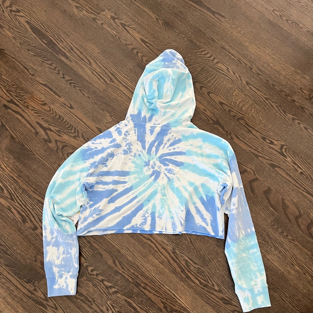 NWT Spiritual Gangster Aruba Tie Dye Luna Crop Hoodie Sz Medium - Picture 5 of 9